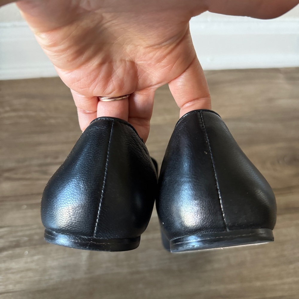 Vince Clark black leather Loafers size US 9 39 - Picture 3 of 11